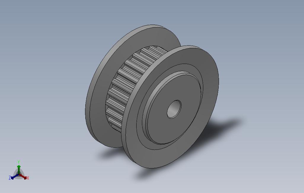 标准型梯形齿同步带轮MXL型[SMXLHC-24-019-dc3-A]