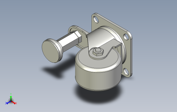 带支脚重载连体型M系列脚轮[TMHM-75-A]