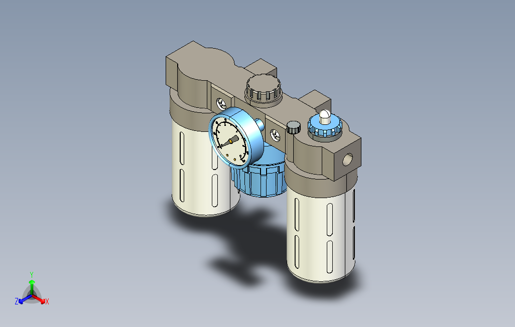 BC系列空气过滤组合三联件[BC2000].step