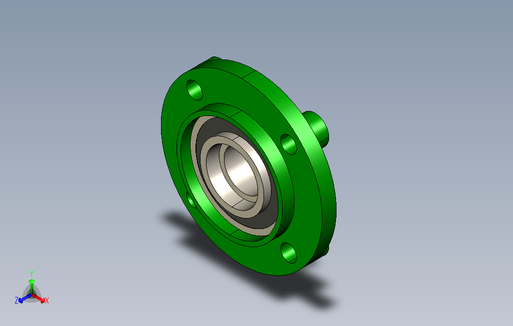 GB╱T7810-2017[带凸台圆形座外球面球轴承UKFCHUKFC209＋H309].step