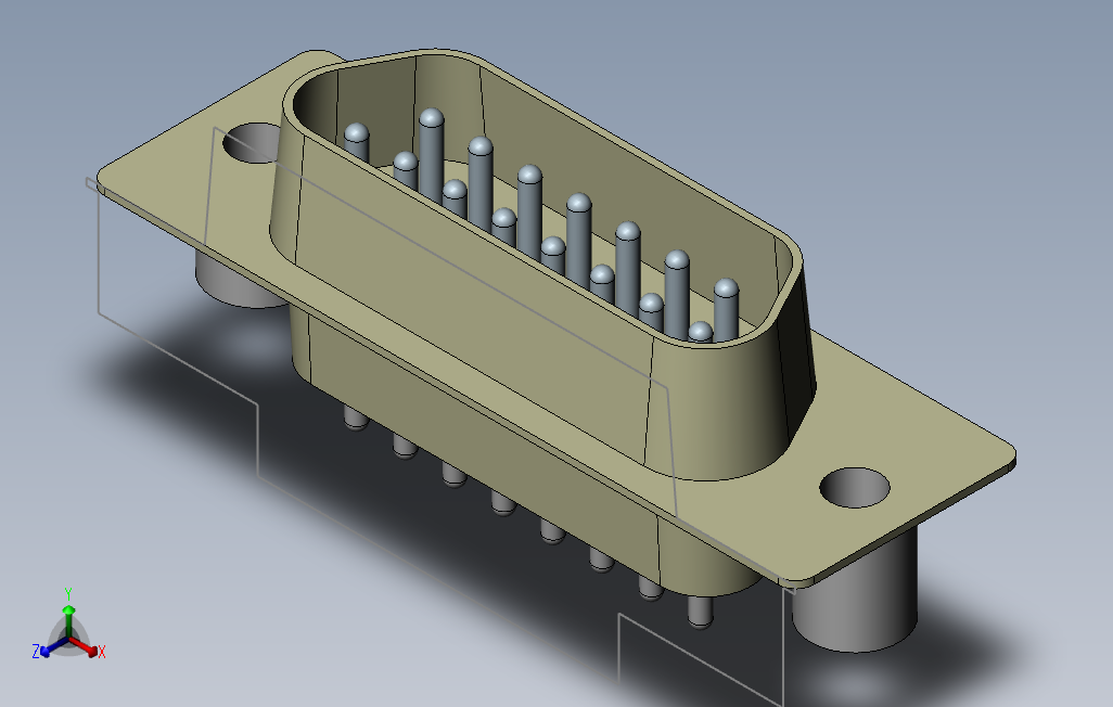 DB15_M_SOLIDWORKS 2008_模型图纸下载 – 懒石网