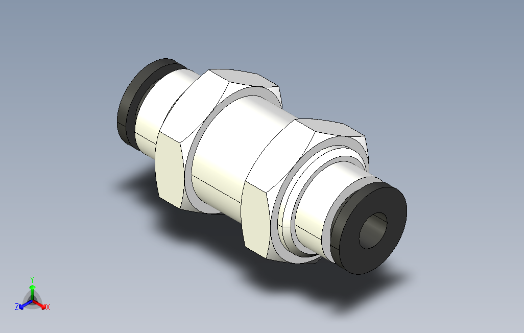 IPMP全铜隔板直通气动管接头[IPMP04].step