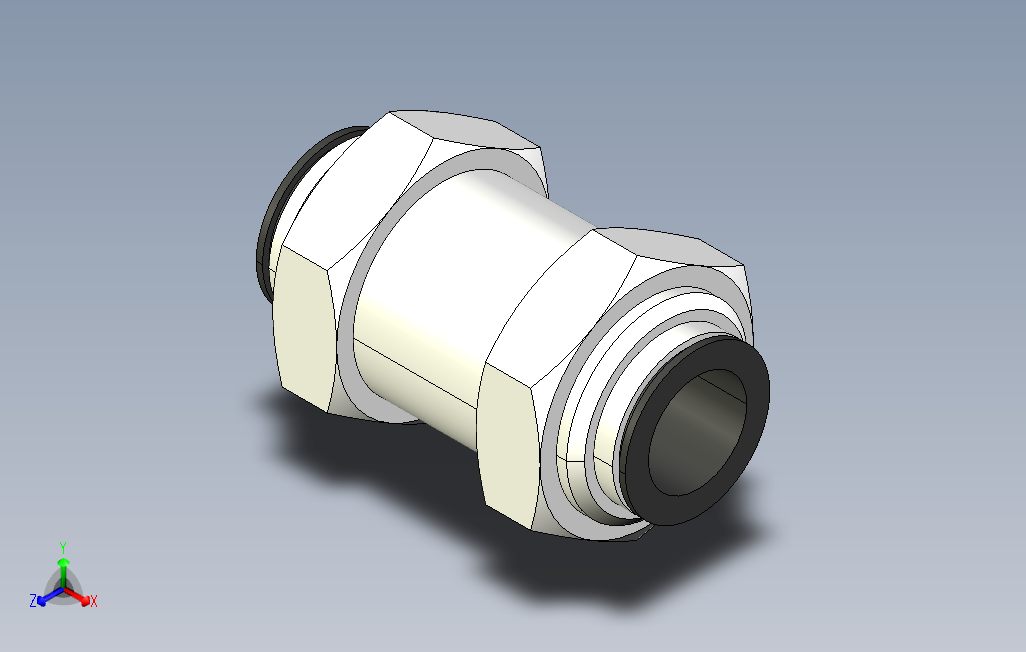 IPMP全铜隔板直通气动管接头[IPMP12].step
