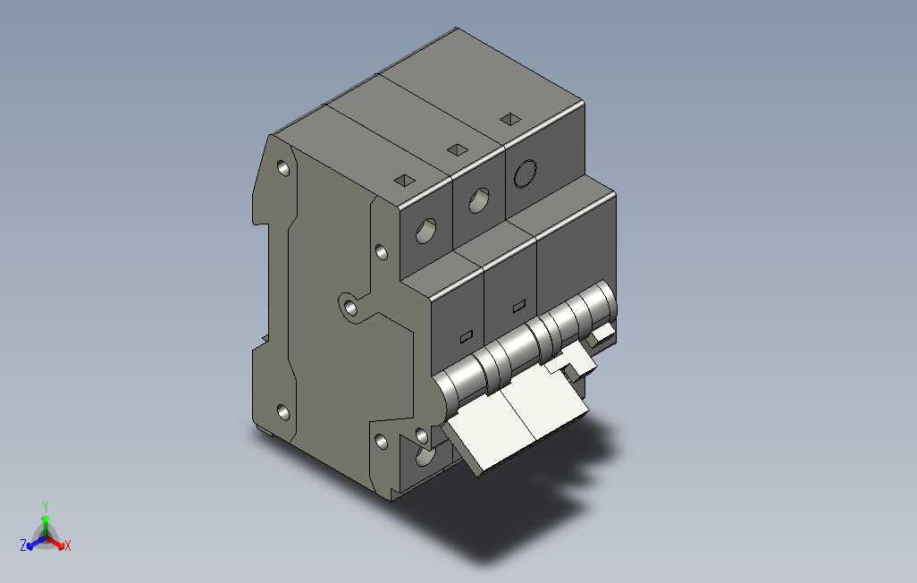 NB1L-40剩余电流动作断路器[NB1L-402PD1-0.3].step