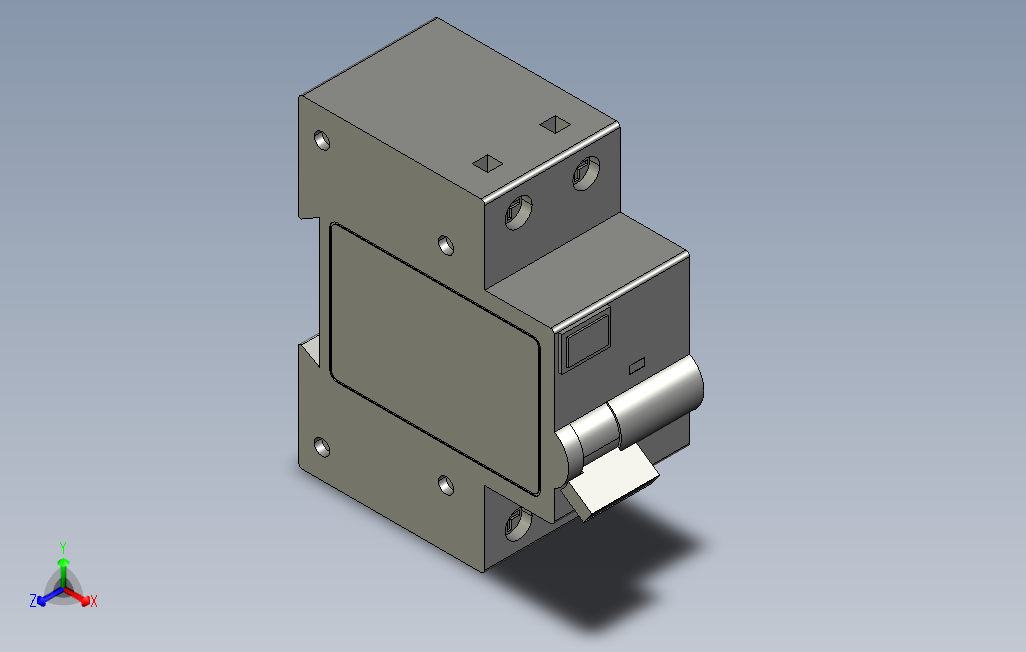 NL1E-63剩余电流动作断路器[NL1E-63-40-0.03-2P].step