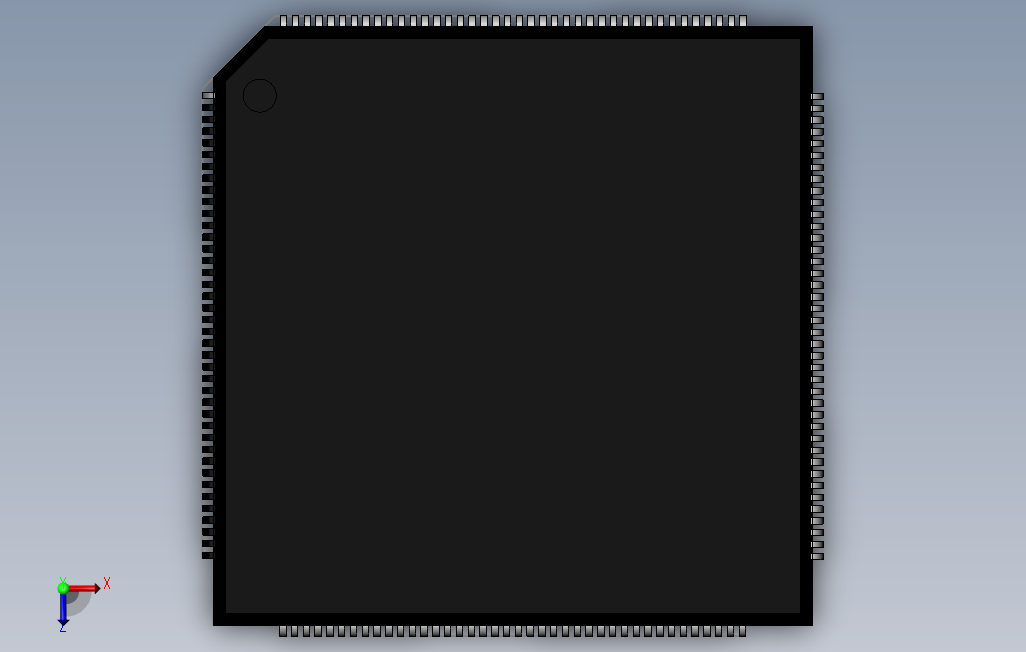 PLCC-160 俯视图