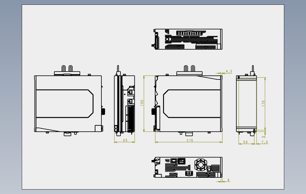 R88D_1SN08H_ECT.SLDDRW_SOLIDWORKS 2001_模型图纸下载 – 懒石网