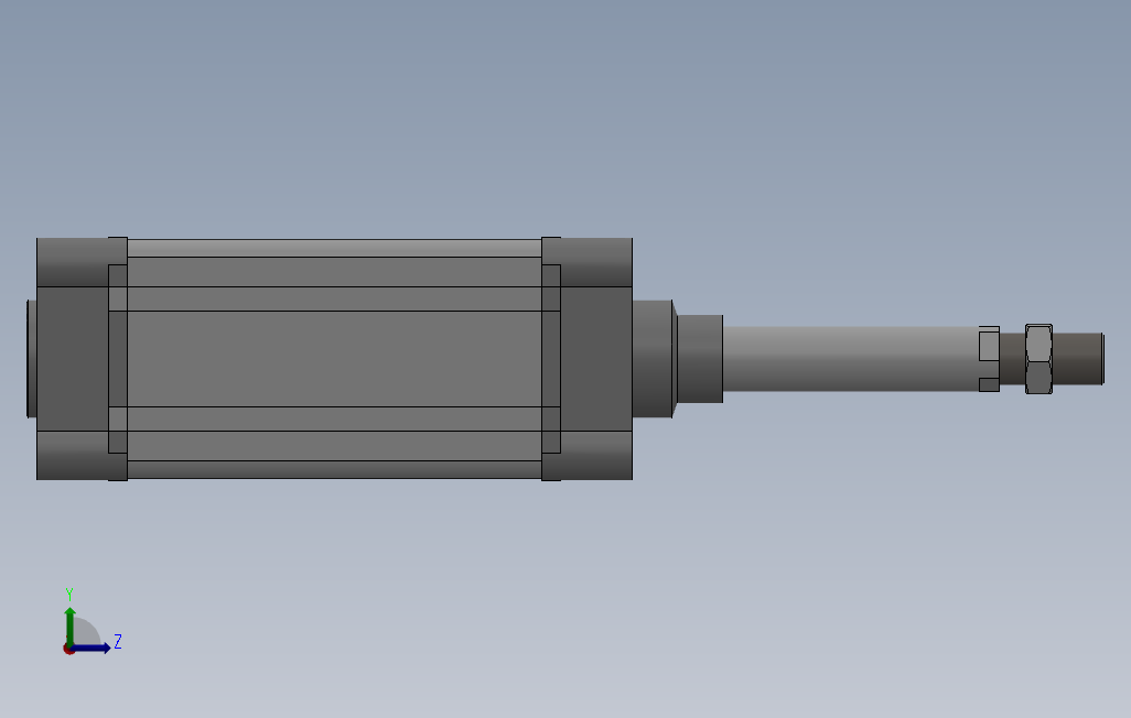 SE标准气缸系列[SE80×100-S]_SOLIDWORKS 2018_模型图纸下载 – 懒石网