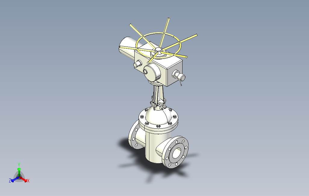 Z940╱941H╱Y╱W-40C╱P╱R╱I电动楔式闸阀[Z940H-40]DN65