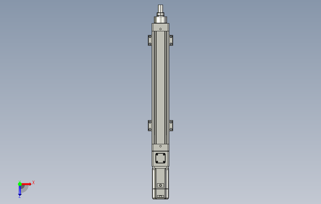 伺服电动缸EC65[EC65-L5-300-BC-M40-C4]_STEP_模型图纸下载 – 懒石网