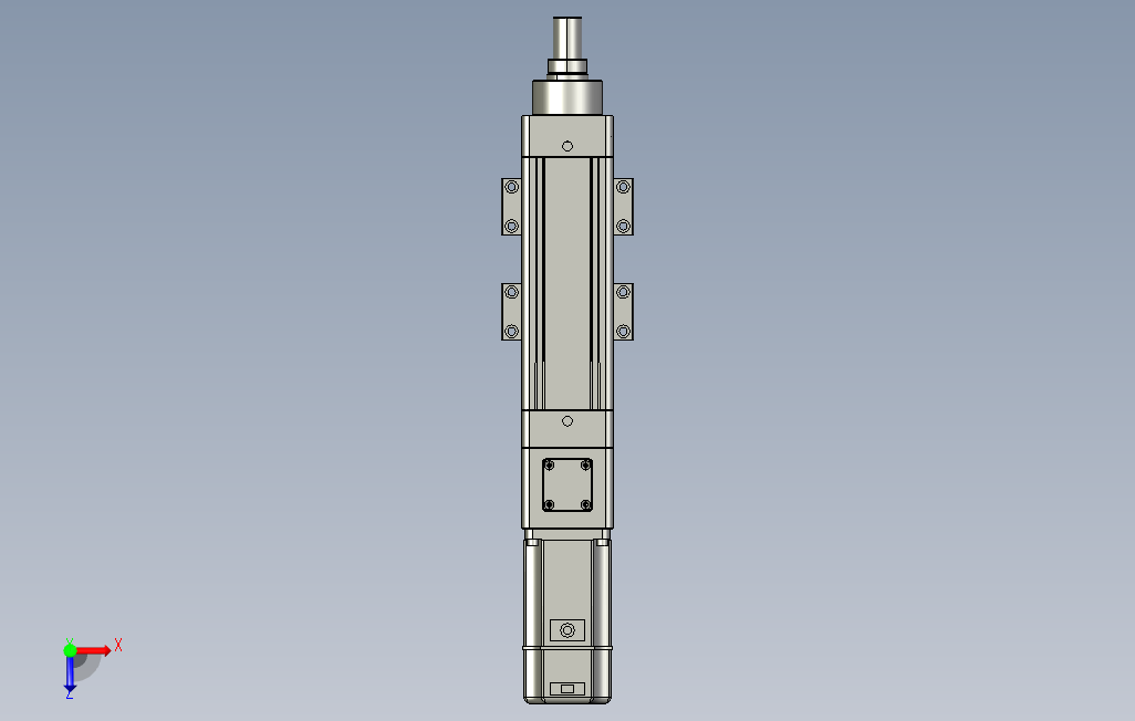 伺服电动缸EC65[EC65-L5-50-BC-M40-C4]_STEP_模型图纸下载 – 懒石网