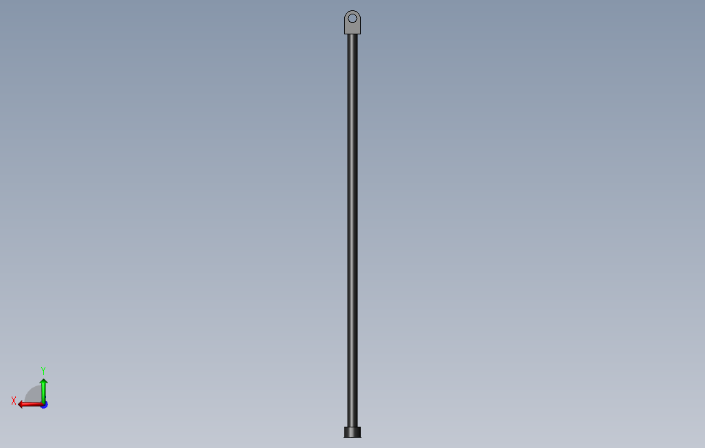 弹簧RessortàgazLIFT-O-MAT085030Tige 背面视图