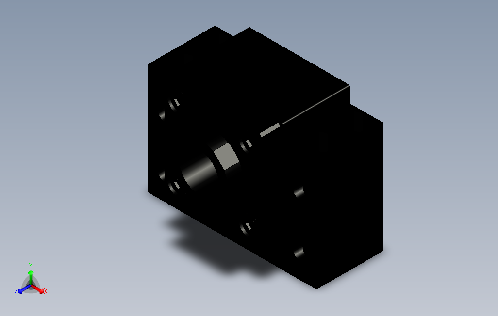 方型固定侧狭小间距型丝杠支撑座[BTW25]