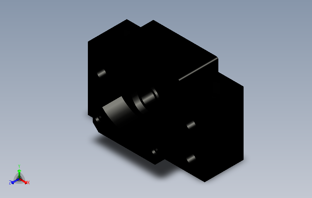 方型支持侧狭小间距带缓冲型丝杠支撑座[BTQU10]