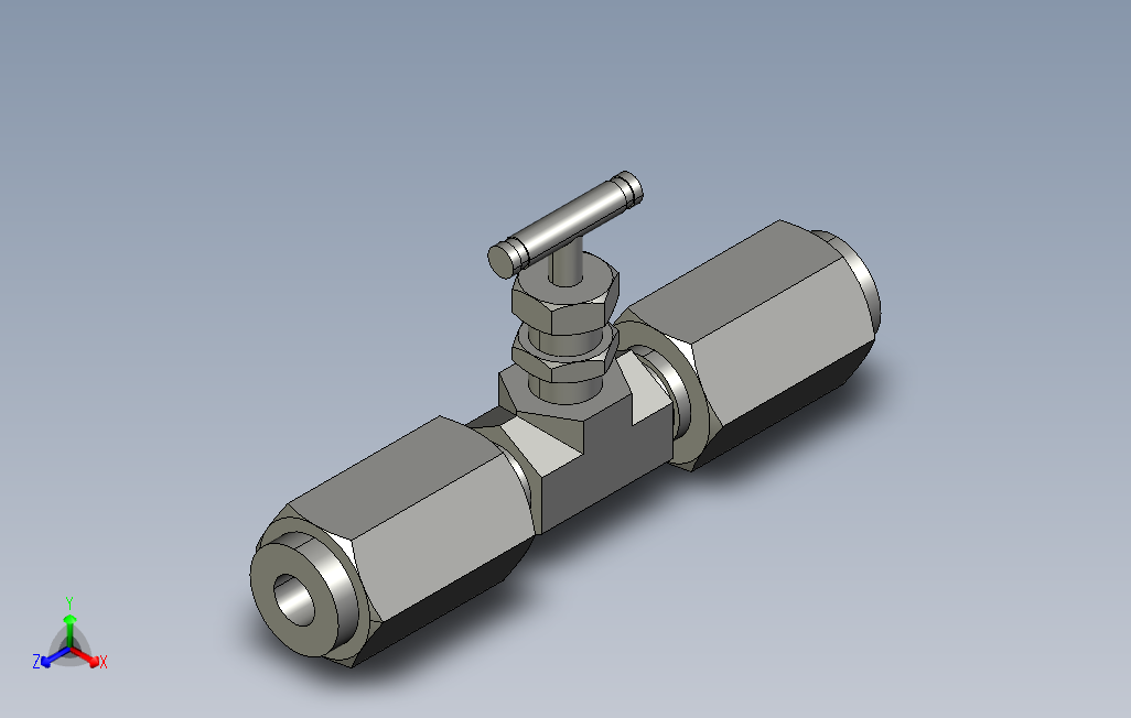 精小型卡套连接针型阀[NV-10OD]