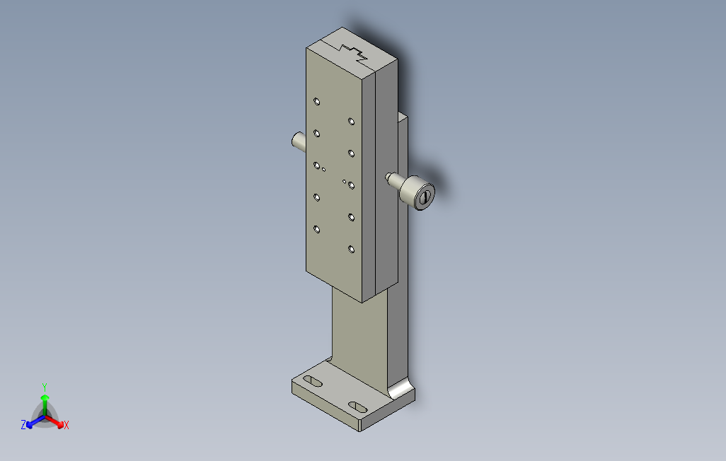 齿轮齿条型Z轴标准型燕尾槽式精密滑台[ZDG140]