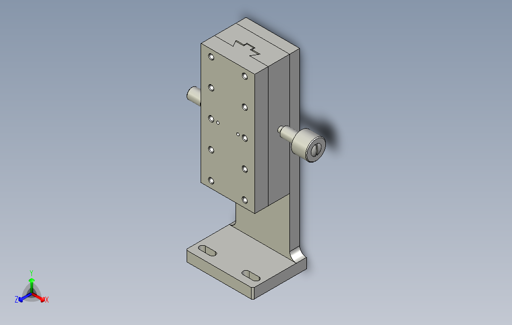 齿轮齿条型Z轴标准型燕尾槽式精密滑台[ZDG90]