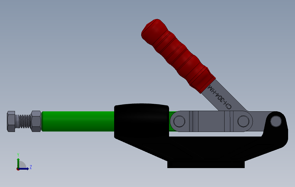 CH-304-HM夹钳_SOLIDWORKS 2015_模型图纸下载 – 懒石网