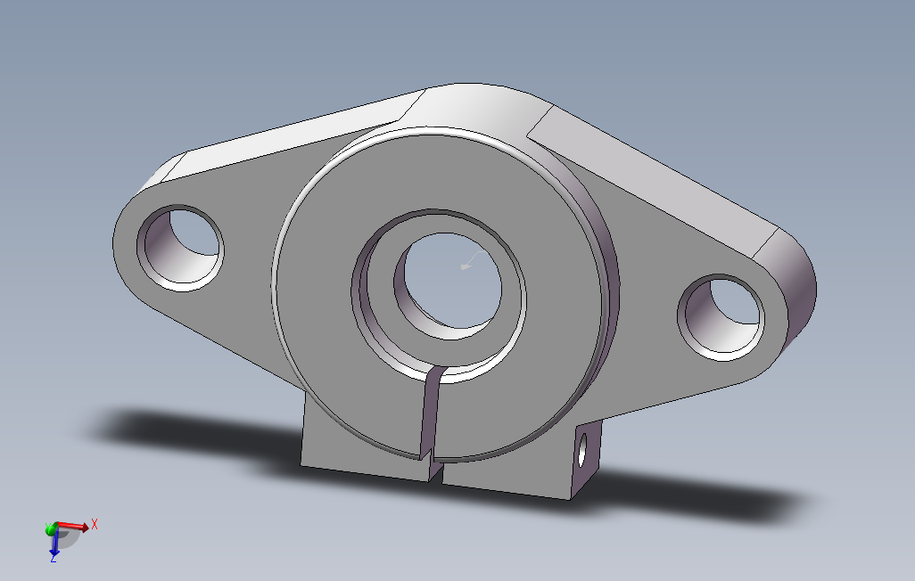 带轴承轴承座X8.SLDPRT