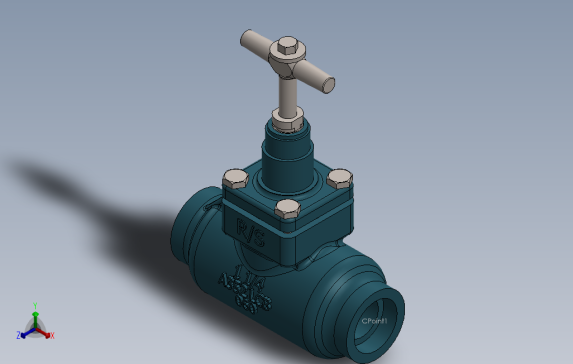 阀107220-T_1.250SWGLOBE-TEXP.SLDPRT