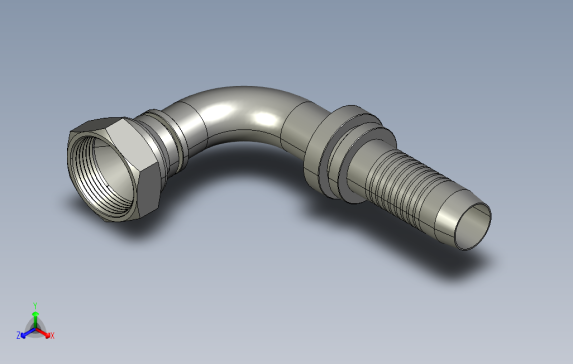 20791[20791-27-10]公制螺纹24°锥密封轻系列