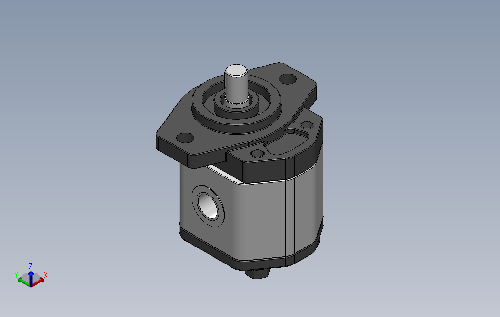 CB1A齿轮泵[CB1A-F3.2BFA]_SOLIDWORKS 2018_模型图纸下载 – 懒石网