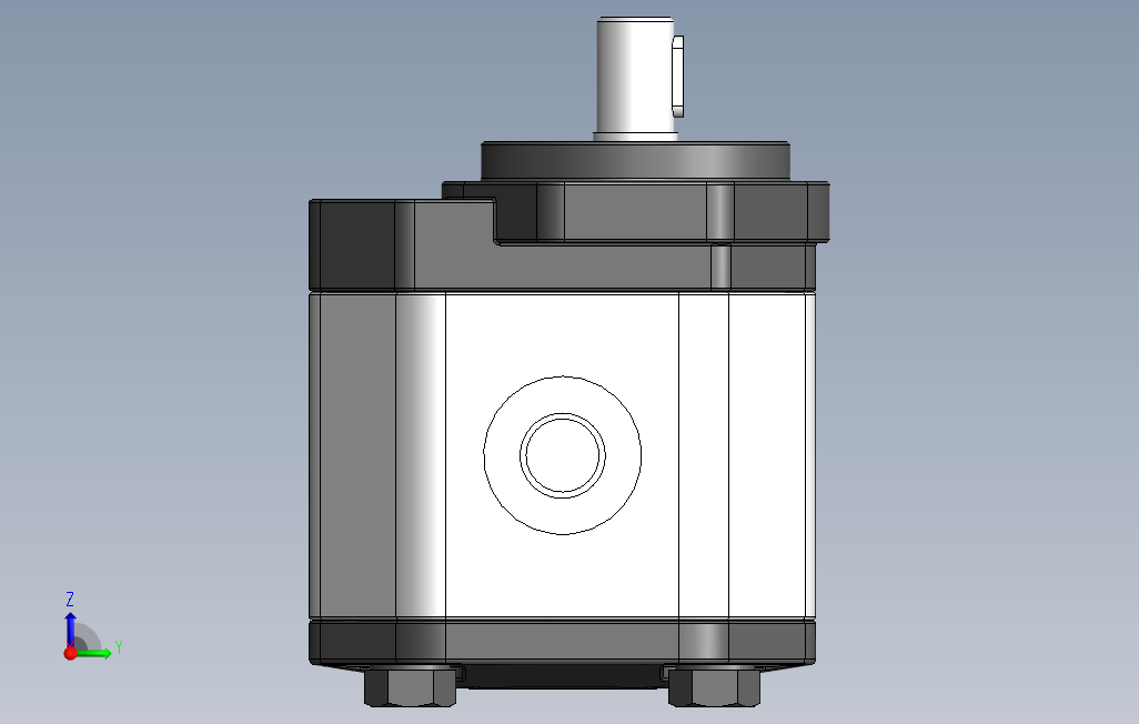 CB1A齿轮泵[CB1A-F3.2BFA]_SOLIDWORKS 2018_模型图纸下载 – 懒石网