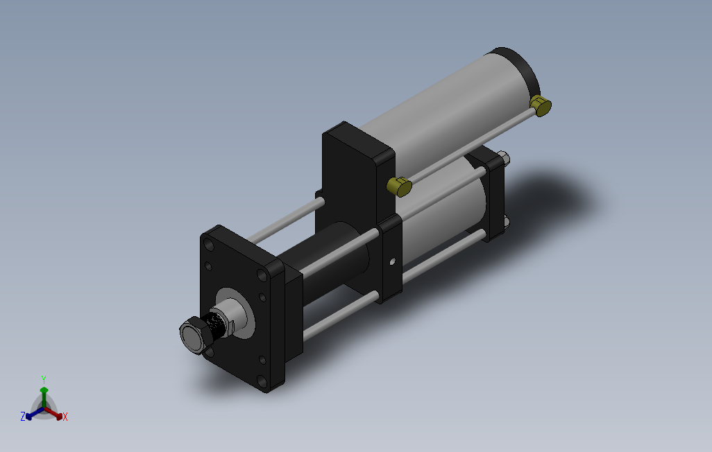 MPT-10T系列标准型[MPT-100-100-10-10T-M2-S1-0°]气压增压缸