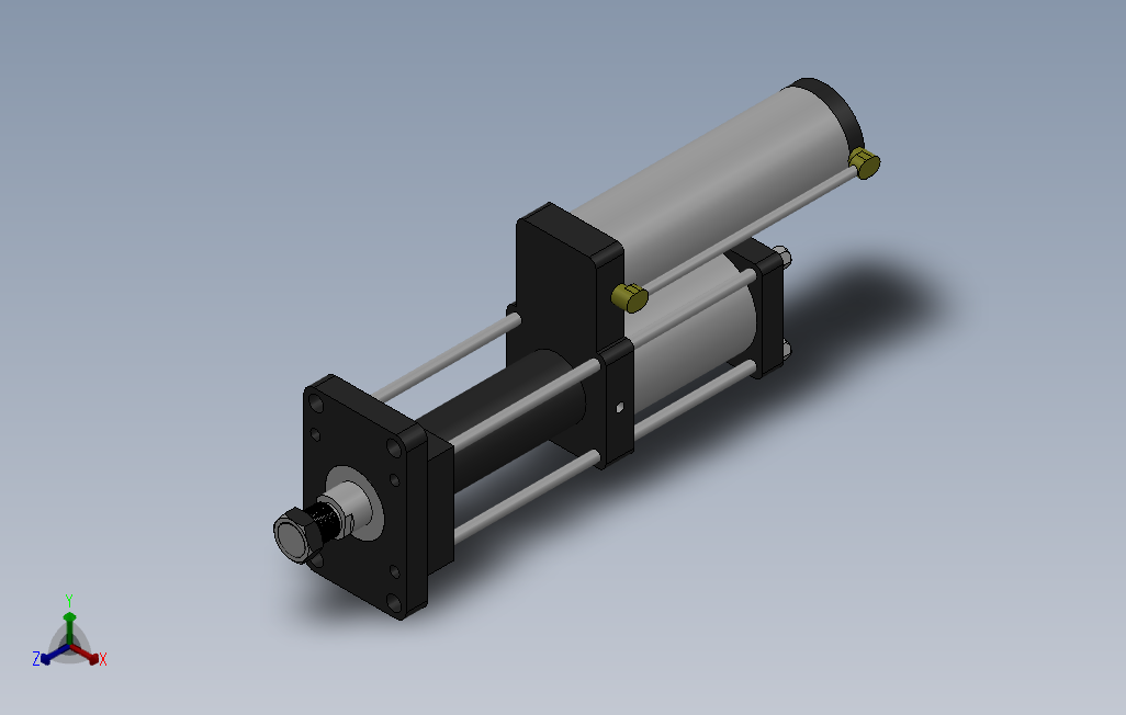 MPT-10T系列标准型[MPT-100-150-10-10T-M2-S1-0°]气压增压缸