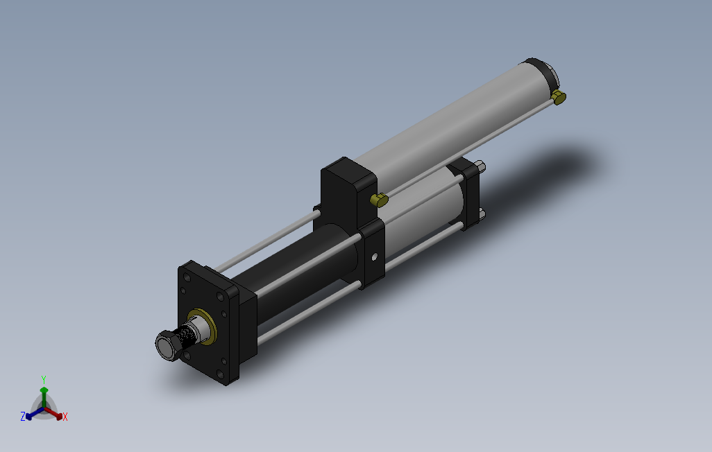 MPT-3T系列标准型[MPT-63-150-10-3T-M2-S1-0°]气压增压缸