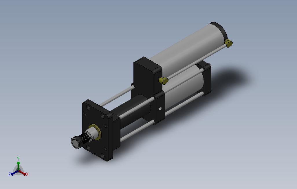 MPT-5T系列标准型[MPT-80-100-10-5T-M2-S1-0°]气压增压缸