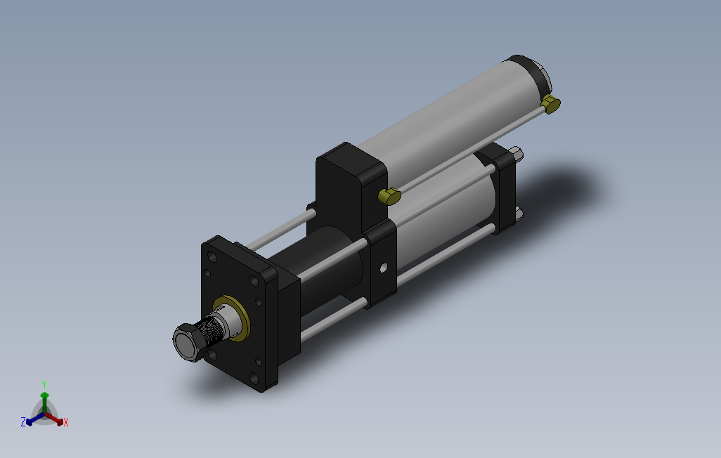 气压增压缸MPT-3T系列标准型[MPT-63-50-10-3T-M2-S1-0°]