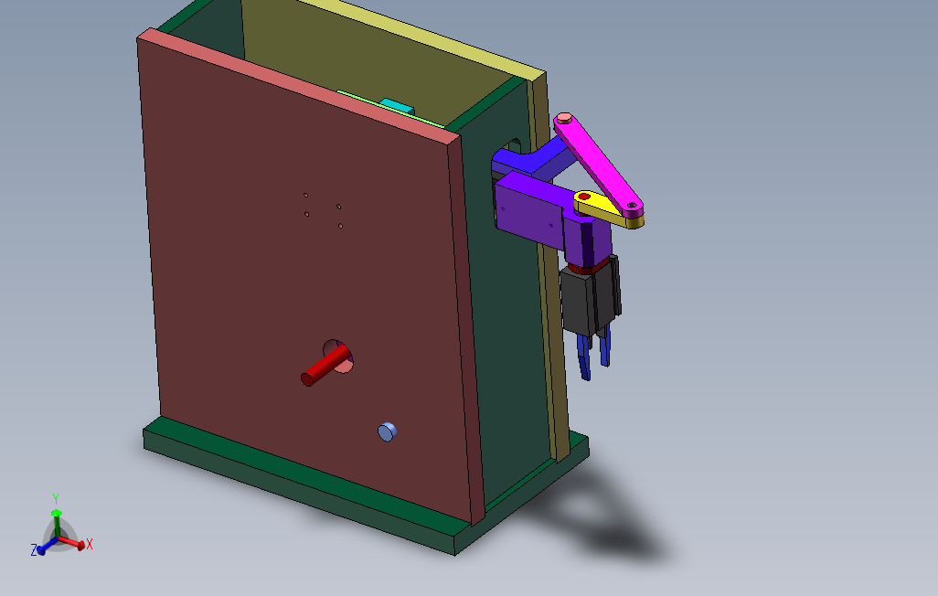 可转向的凸轮机械手_7219