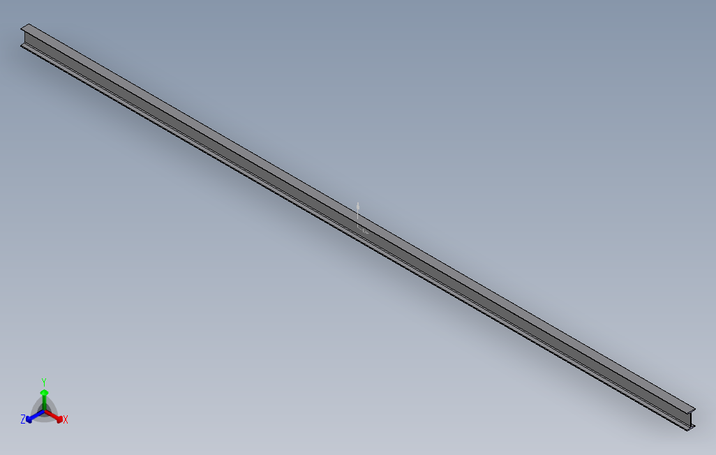 16热轧工字钢7m.SLDPRT