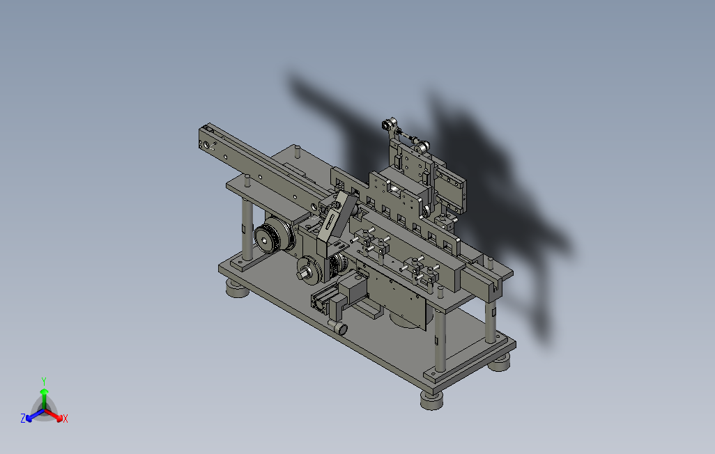 凸轮搬运吹气除尘机.STEP