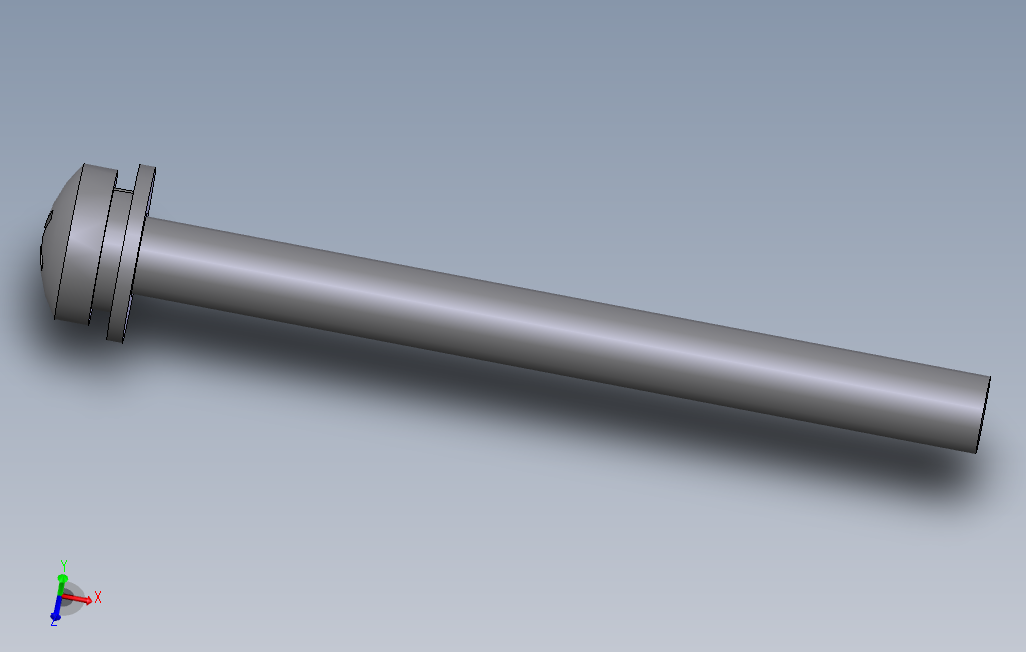 十字槽盘头螺钉平垫组件M4X45.sldasm