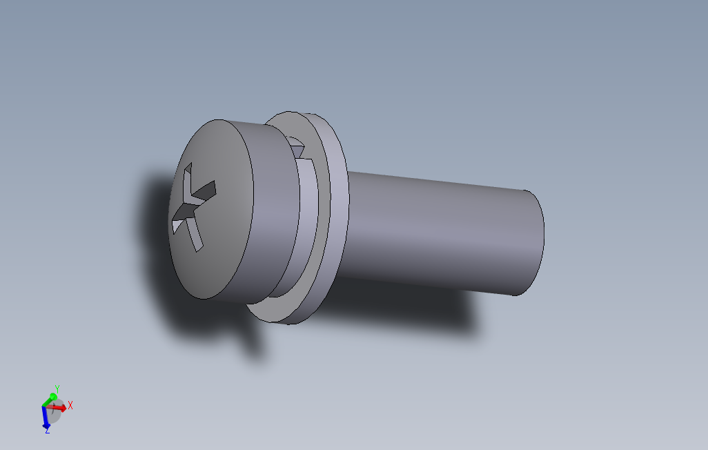 十字槽盘头螺钉组件M5X14.sldasm