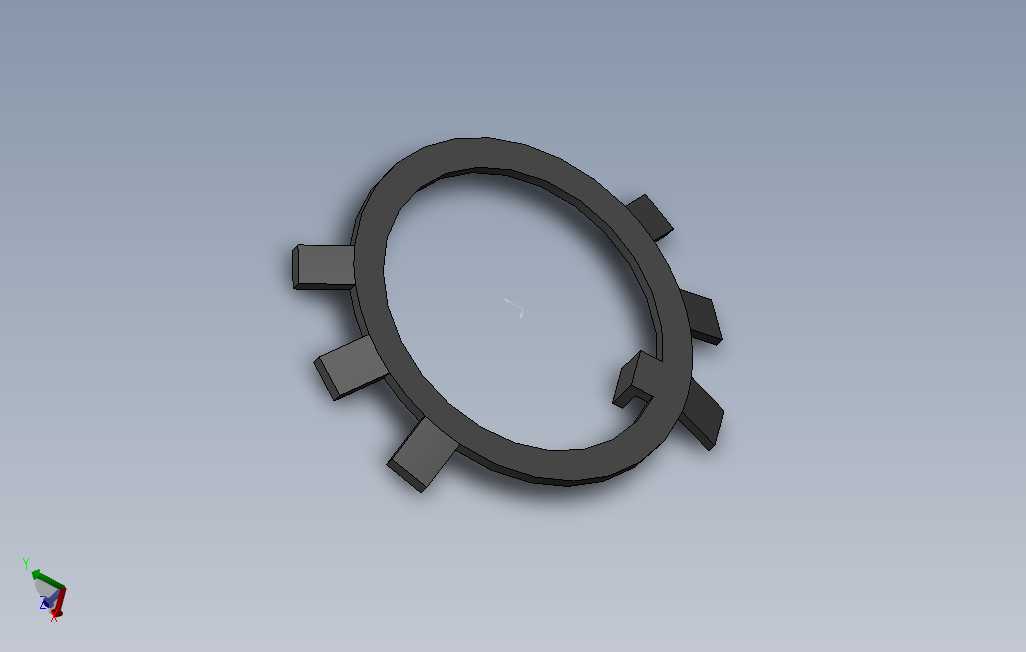 圆螺母用止动垫圈M40.SLDPRT