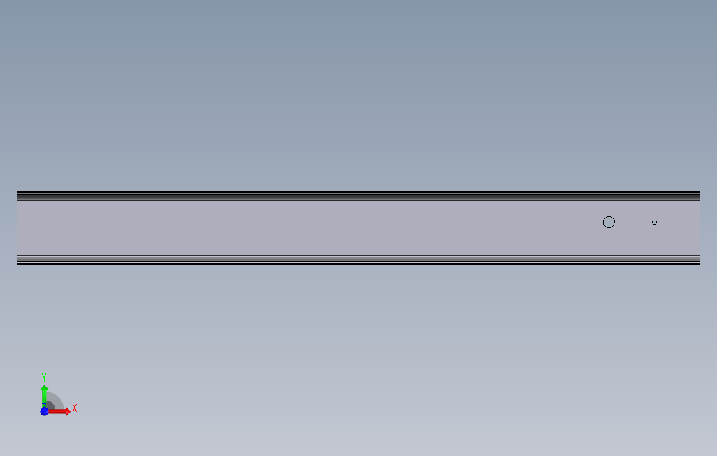 左16热轧工字钢1.5m.SLDPRT