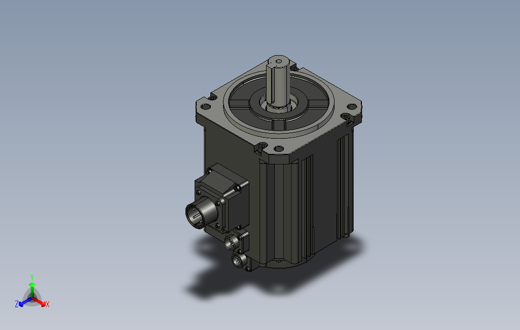 1.5kW_Brake伺服电机.STEP