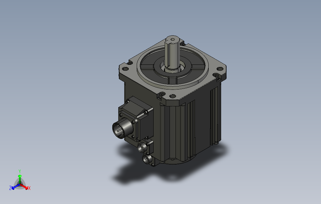 1kW_Brake伺服电机.STEP