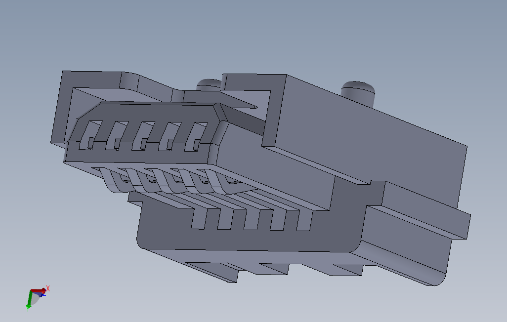 manifold_solid_brep_74303_1_1接口，插口，卡槽，网络插口.sldprt_SOLIDWORKS 2013_模型图纸 ...