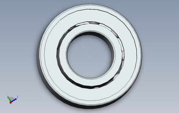 深沟球轴承61900-2RZ.SLDPRT