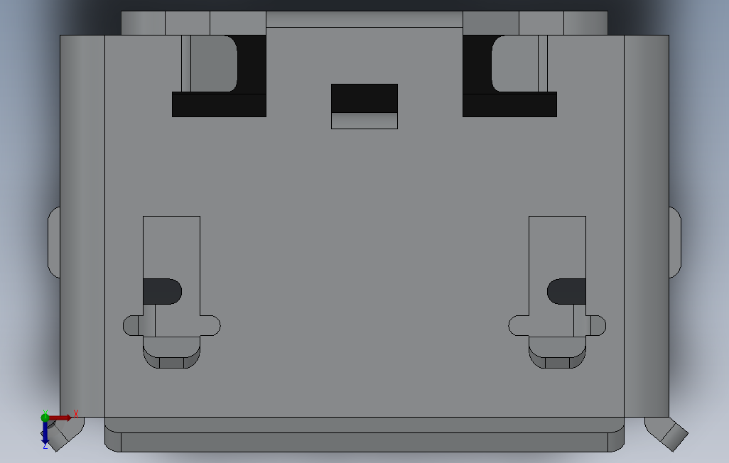 迷你USB接口_SOLIDWORKS 2012_模型图纸下载 – 懒石网