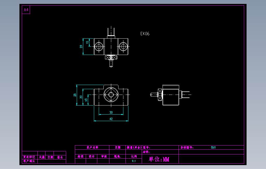 EK6滚珠花健、支撑座、滚珠丝杠、交叉导轨、直线模组.dwg