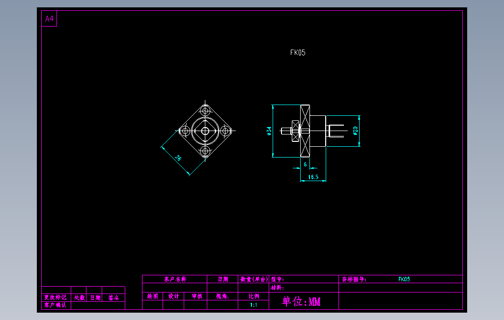 FK5滚珠花健、支撑座、滚珠丝杠、交叉导轨、直线模组.dwg