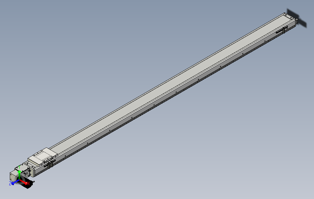 SCM10-2100-L滚珠花健、支撑座、滚珠丝杠、交叉导轨、直线模组.stp