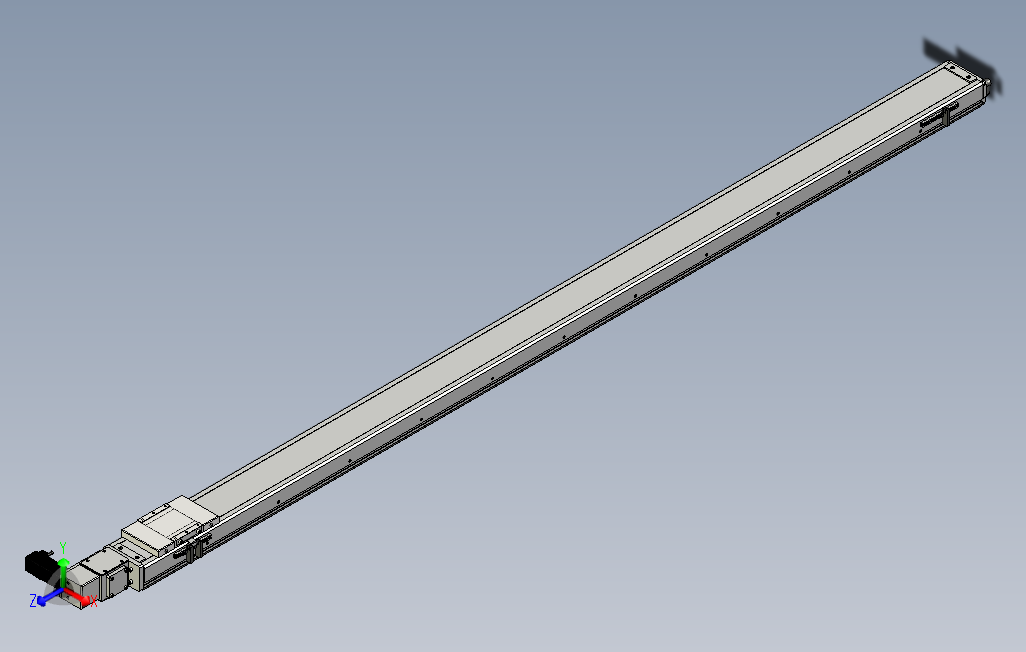 SCM10-2100-R滚珠花健、支撑座、滚珠丝杠、交叉导轨、直线模组.stp