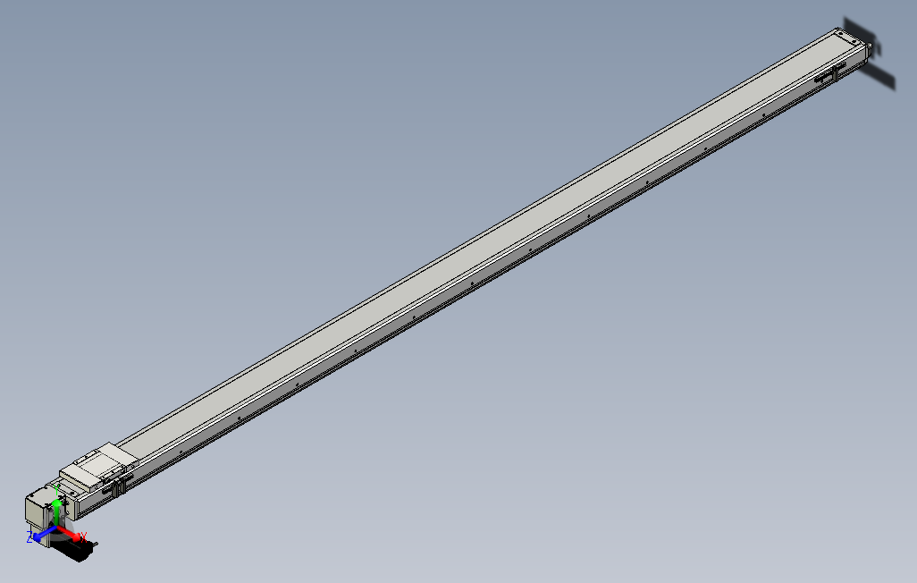 SCM10-2450-LD滚珠花健、支撑座、滚珠丝杠、交叉导轨、直线模组.stp