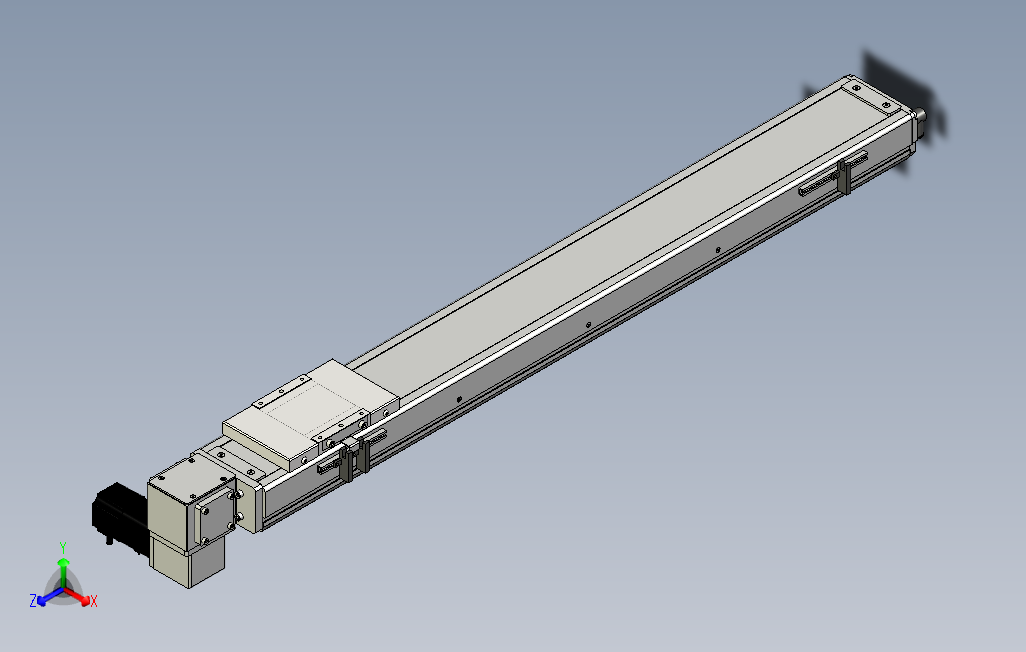 SCM10-750-RD滚珠花健、支撑座、滚珠丝杠、交叉导轨、直线模组.stp